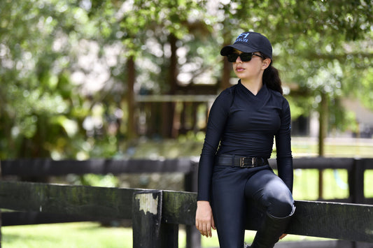 Unisex Vegan Leather Elevated Standard™ Logo Belt Black On Black