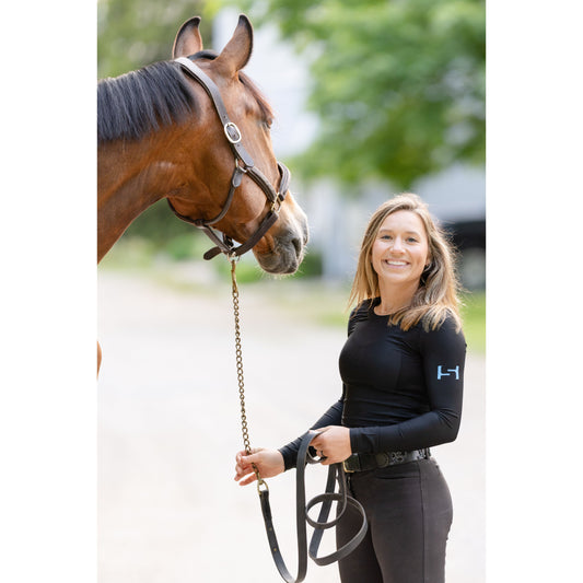 The Standard Athletic Riding Top-Black