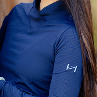 Elevated Standard Performance Micro-Mesh  Top Black or Navy Blue With Our Signature Blue Logo