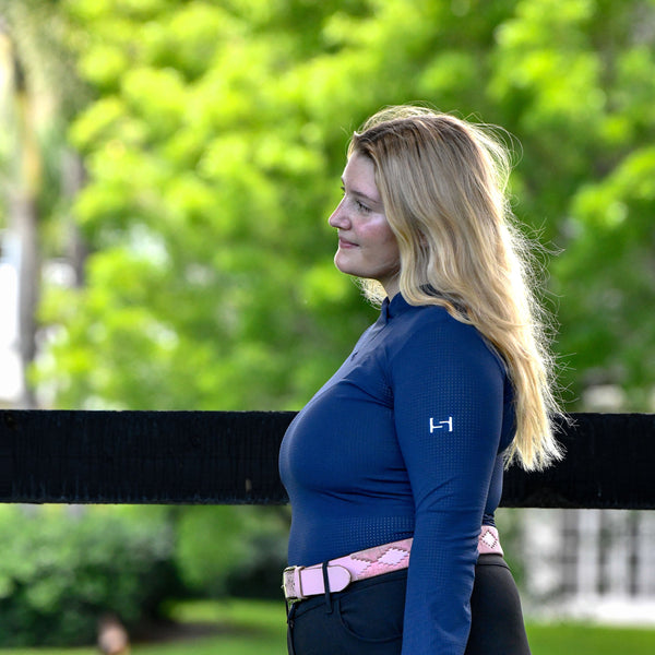 NEW Elevated Standard Performance  Micro-Mesh Top Navy With White  Logo